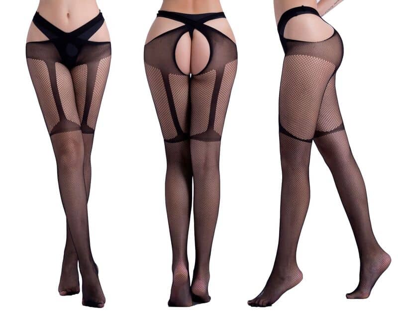 Hollow Garter Jacquard Sexy Pantyhose 6075