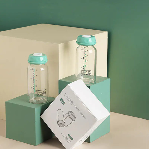 Breast Milk Storage Bottle - Glass Milk Container